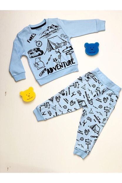 Cemre Bebe Adventure Erkek Pijama Takim Ince Kumas Erkek Bebek Cocuk Takim Trendyol