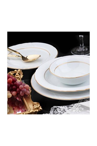 Gural Porselen Soprano Altin File 24 Parca Yemek Takimi Fiyati Yorumlari Trendyol