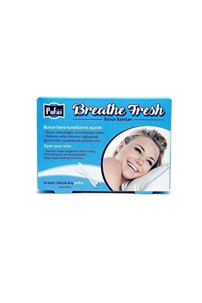 Pufai Breathe Fresh Burun Bandi Seffaf Buyuk Boy 66 Mm 19 Mm 100 Adet Pf0012 10 Trendyol