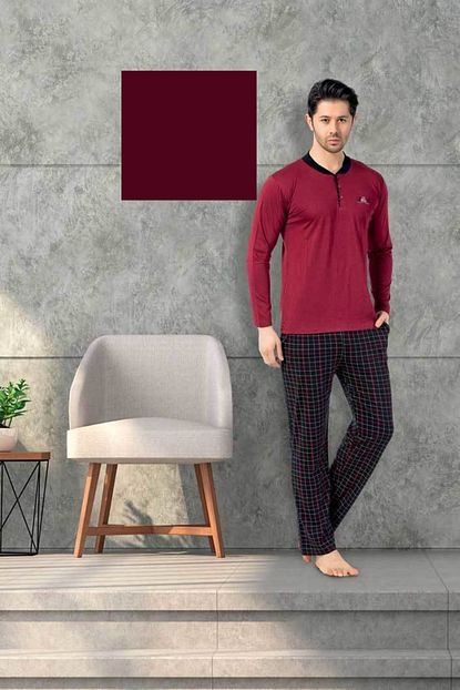 Alimer Erkek Kutulu Modal Pijama Takimi Trendyol
