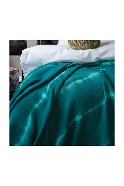 Issimo Home Artisan 200 230 Batik Yatak Ortusu Yesil Trendyol