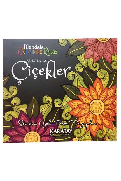 Karatay Yayinlari Mandala Boyama Rahatlatan Cicekler Trendyol