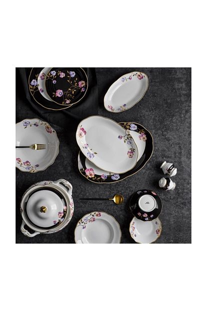 Jumbo Violet Dream Yemek Takimi Cefhtv37 Trendyol