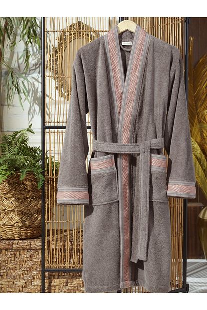 Dantela Vita Erkek Pvc Jakarli Bornoz Eva Kahve L Xl Trendyol