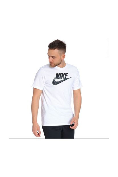 Nike M Nsw Camo Ss Tee Erkek Tisort Ck2330 100 Trendyol