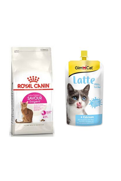 Royal Canin Savour Exigent Secici Kedi Kuru Mamasi 2 Kg Gimcat Milk Latte Calcium Sivi Kedi Sutu 200 Ml Trendyol