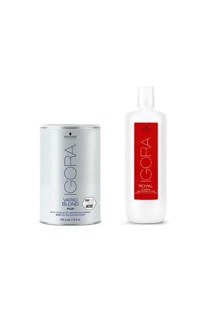 Igora Igora Vario Blond Plus Mavi Acici 450 Gr Igora Krem Oksidan 3 10v 1000ml Fiyati Yorumlari Trendyol