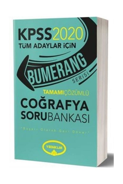 Yediiklim Yayinlari 2020 Kpss Bumerang Cografya Tamami Cozumlu Soru Bankasi Trendyol