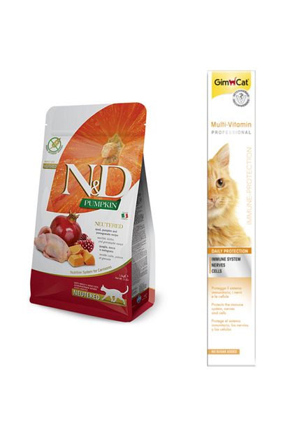 Nd Nd Pumpkin Tahilsiz Etli Balkabakli Ve Narli Kedi Mamasi 1 5 Kg Vitamin Paste Kedi Macunu 100gr Ndph34 Trendyol