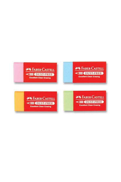 Faber Castell Dust Free Renkli Silgi 24 Lu Kutu Trendyol