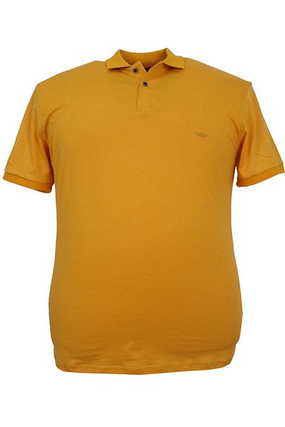 Turhan Buyuk Beden Erkek Tisort Polo Yaka Sari Trendyol