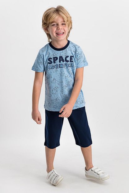 Roly Poly Erkek Cocuk Kisa Kol Kaprili Pijama Takim Trendyol