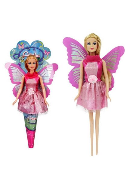 Nubutik S Kiz Cocuk Pembe Kanatli Peri Bebek Trendyol
