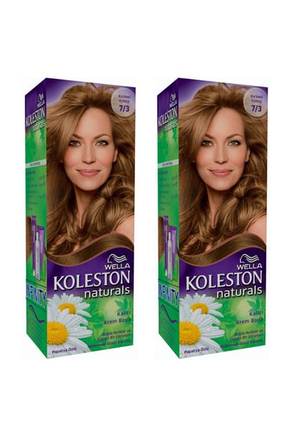 Wella 2 Li Koleston Naturals 7 3 Karamel Kumral Findik Kabugu Kalici Krem Sac Boyasi Trendyol