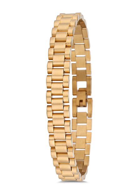Focus Gold Renk Motosiklet Zincir Model Paslanmaz Celik Erkek Bileklik 24 Cm Trendyol