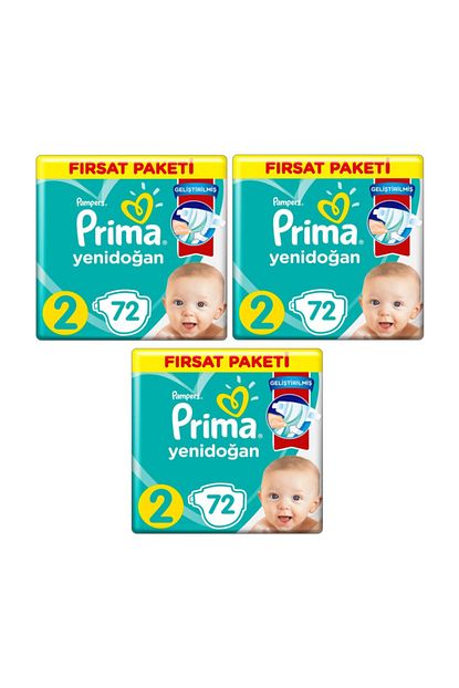 Prima Bebek Bezi 2 Beden 4 8 Kg 216 Adet Trendyol