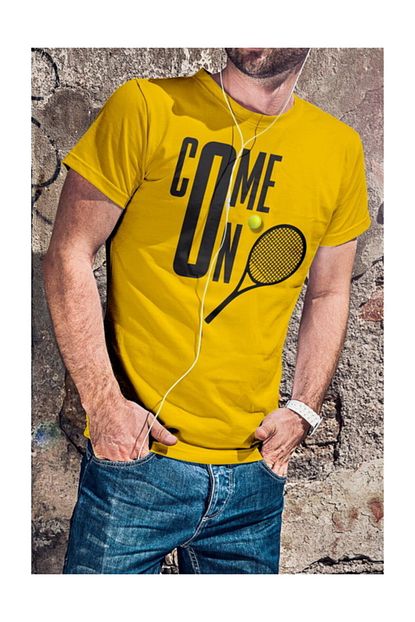 Tennis Istanbul Erkek Tenis T Shirt Come On Culara Trendyol
