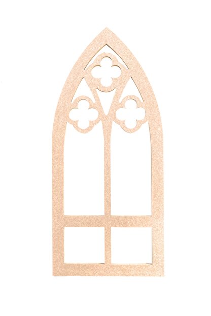Ege Tasarim Evi Dekoratif Pencere Kesim 70cm Boyanabilir Ham Mdf Trendyol