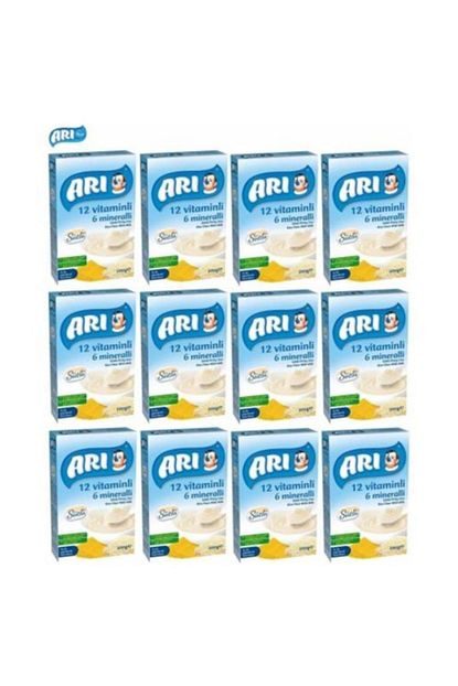 Ari 12 Vitaminli 6 Mineralli Sutlu Pirinc Unu Bebek Mamasi 250 Gr 12 Li Ekonomik Koli Trendyol