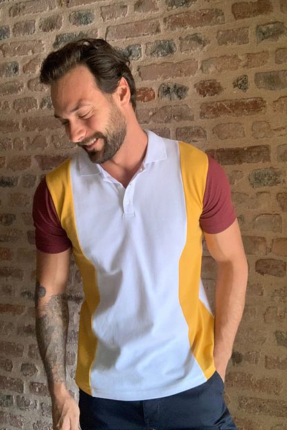 Trendyol Man Beyaz Erkek Polo Yaka T Shirt Tmnss20po0123 Trendyol