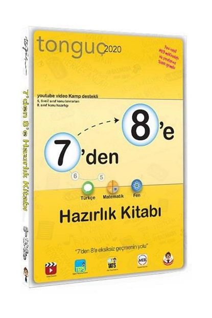 Tonguc Akademi Yayinlari 7 Den 8 E Hazirlik Kitabi Turkce Matematik Fen Bilimleri Kolektif 9786057568977 Trendyol