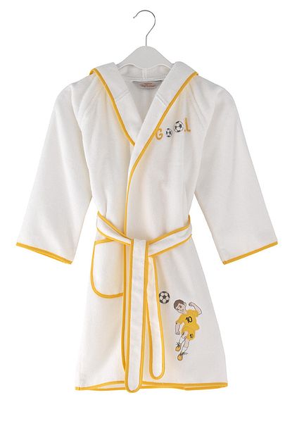 Soft Cotton Erkek Cocuk Bornozu 1333 Footballer 6 Yas Trendyol