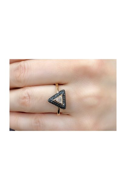 Mas Diamond Ucgen Pirlanta Yuzuk Trendyol
