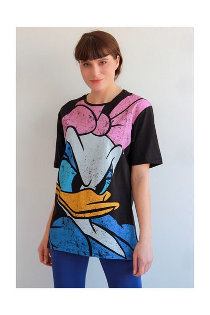 Modaonna Kadin Cizgi Film Desenli T Shirt Trendyol
