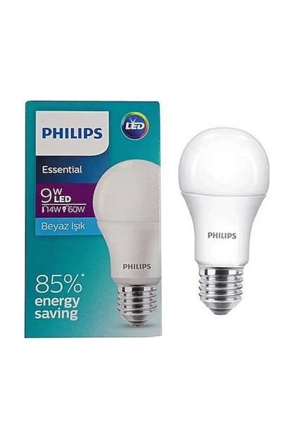 Philips 9w Essential Led Ampul E27 Duylu Beyaz Isik 12 Adet Trendyol