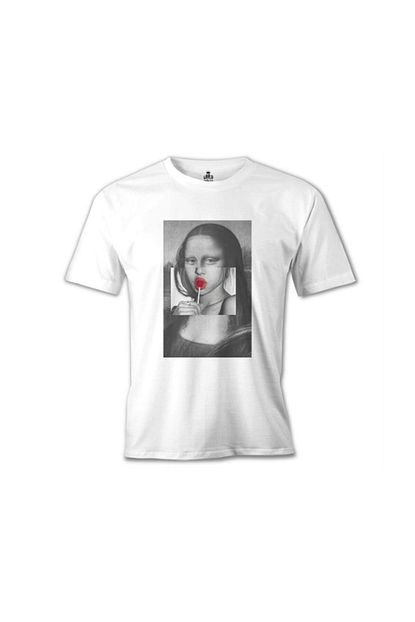 Lord T Shirt Mona Lisa Sugar Beyaz Erkek Tshirt Trendyol