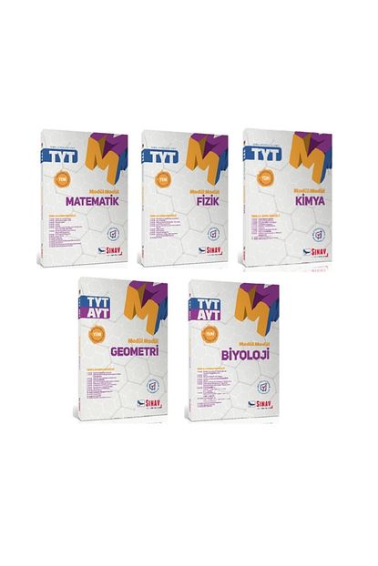 Sinav Yayinlari Tyt Sayisal Modul Konu Anlatimli Set 5 Kitap Trendyol
