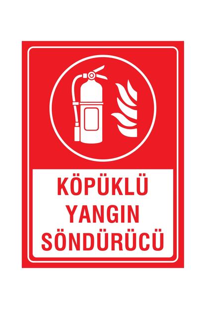 Printhome Kopuklu Yangin Sondurucu 25x35 Cm Sac Levha Fiyati Yorumlari Trendyol