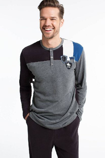 Us Polo Assn Us Polo Assn 17129 Erkek Pijama Takimi Antrasit Trendyol