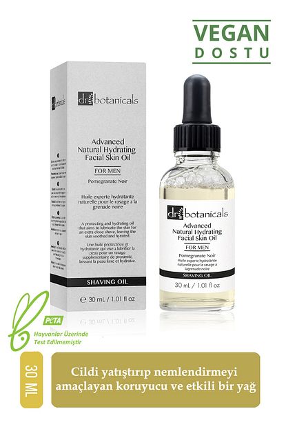 Dr Botanicals Yogun Narli Dogal Yuz Cilt Yagi Erkekler Icin 30 Ml 642872596788 Trendyol
