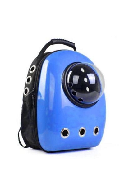 Miapet Astronot Kedi Kopek Tasima Cantasi 43x23x29 Cm Mavi Trendyol