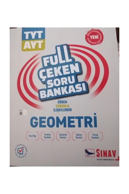 Sinav Yayinlari Tyt Ayt Geometri Full Ceken Soru Bankasi Kenepir Trendyol