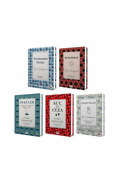 Koridor Yayincilik Fyodor Dostoyevski 5 Kitap Set Kumarbaz Insanciklar Oykuler Suc Ve Ceza Yer Altindan Notlar Trendyol