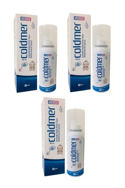 Coldmer Bebek Izotonik Dogal Deniz Suyu Burun Spreyi 100 Ml 3 Adet Trendyol