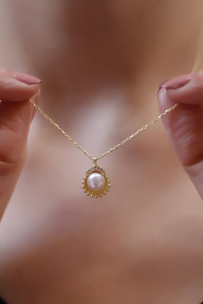 Mysilvers Istiridye Inci Kolye Trendyol