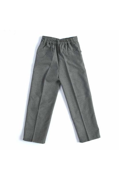 Nzy Tekstil Erkek Gri Lastikli Okul Pantolonu 100 Trendyol