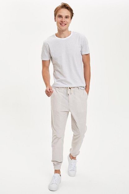 Defacto Erkek Bej Bagcikli Jogger Pantolon S4862az20hs Trendyol