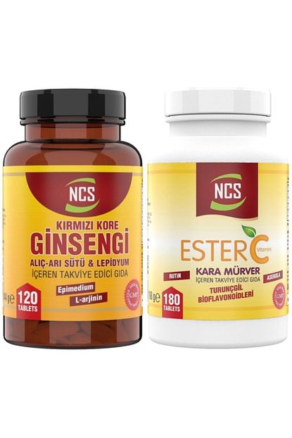kore ginseng extract 120 tablet ester c vitamini karamurver 180 tablet
