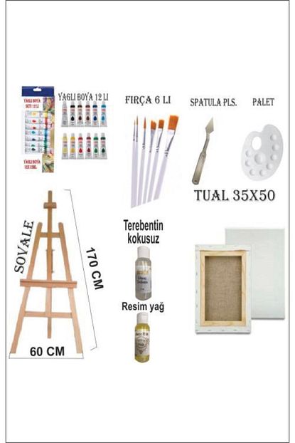 Decolfin Yagli Boya Seti Set 6 Trendyol