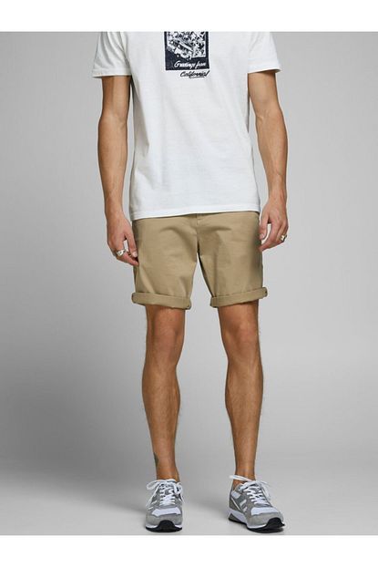 Jack Jones Jack Jones Bej Rengi Erkek Bermuda Sort 12165604 Trendyol
