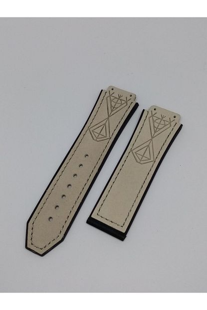 Hubla Design Hublot Big Bang Krem Suet Silikon Kordon Trendyol