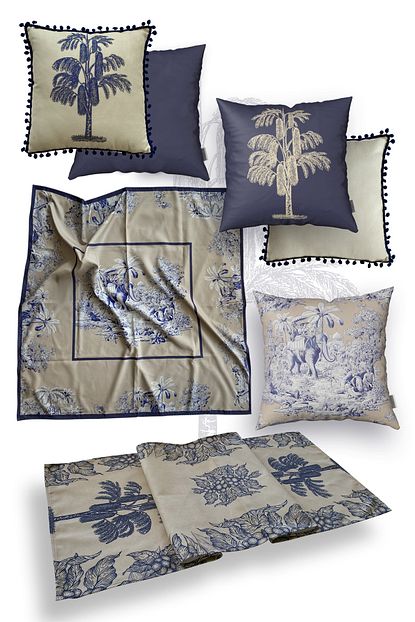 Dodeco Home Safari Kirlent Masa Ortusu Runner Takim Trendyol