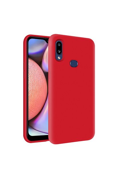 Kzy Samsung Galaxy A10s Ici Kadife Soft Logosuz Lansman Silikon Kilif Kirmizi Trendyol