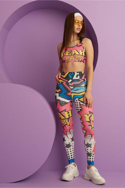Fashiontayt Kadin Renkli Tayt Takim Trendyol