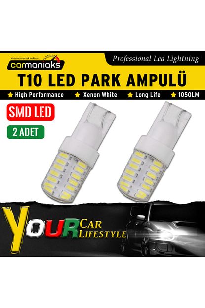 Carmaniaks Cree Amerikan Sari 28 Led T10 Park Ampulu Crm10004 Trendyol