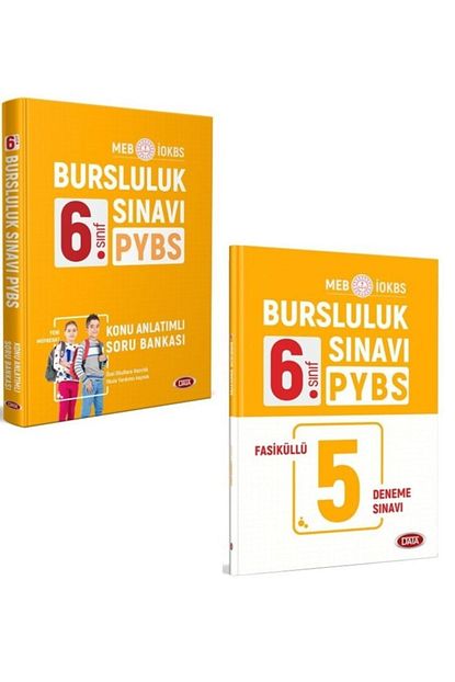 Data Yayinlari 6 Sinif Pybs Bursluluk Hazirlik Seti Trendyol